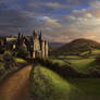 Castle matte painting