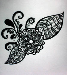 Zentangle Flower