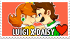 Luigi X Daisy Stamp