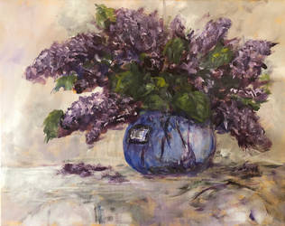 Lilacs on bloom