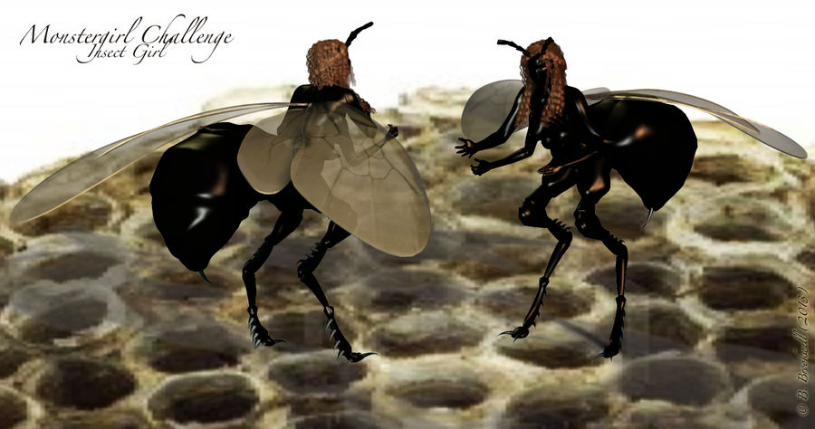 Bane's Insect Girl by Mertail on DeviantArt
