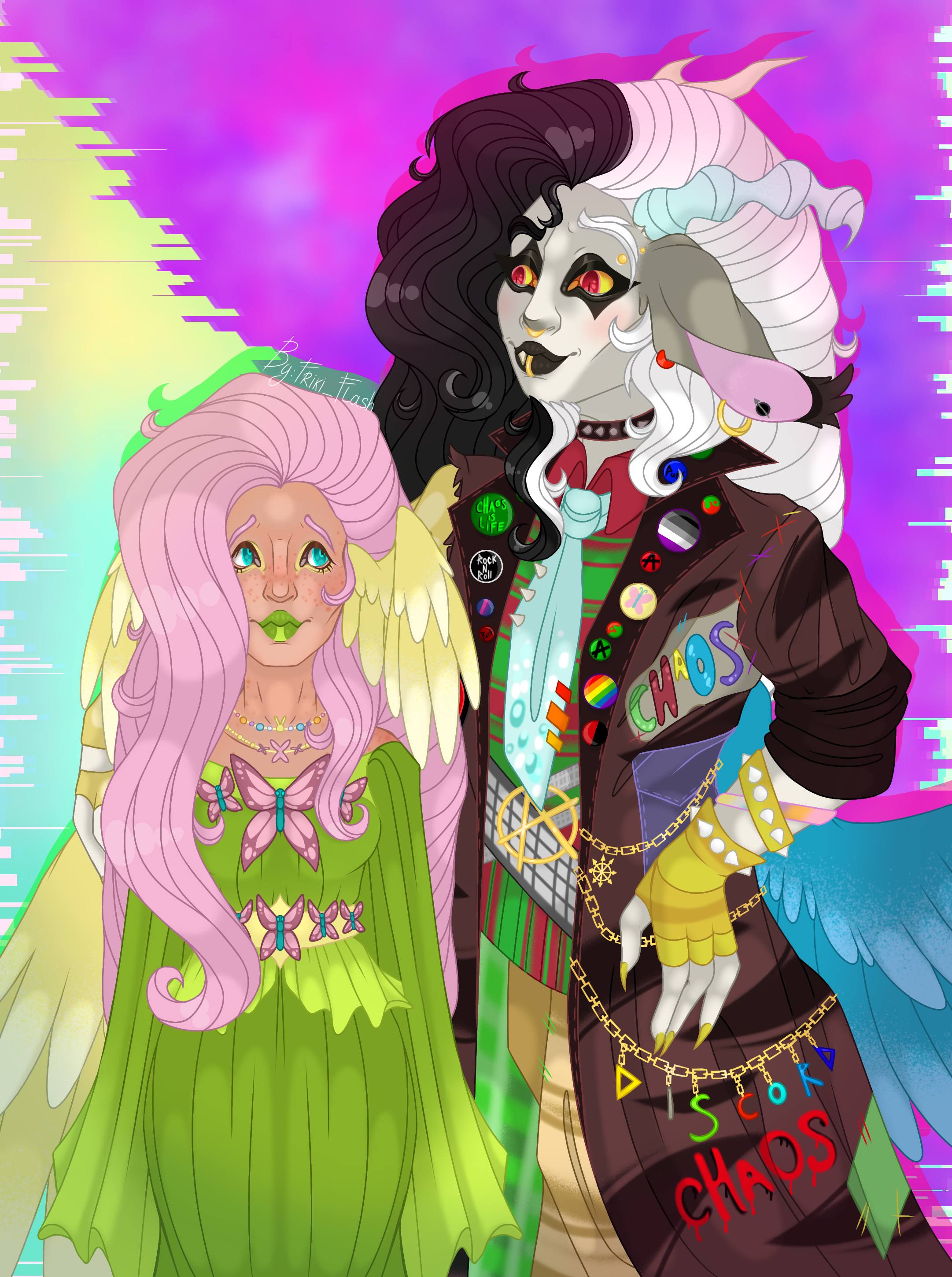Flutterjack Human Fluttercord if they were HUMAN? by frikiflash on DeviantArt