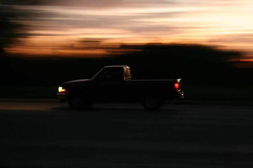 Nighttime Truck