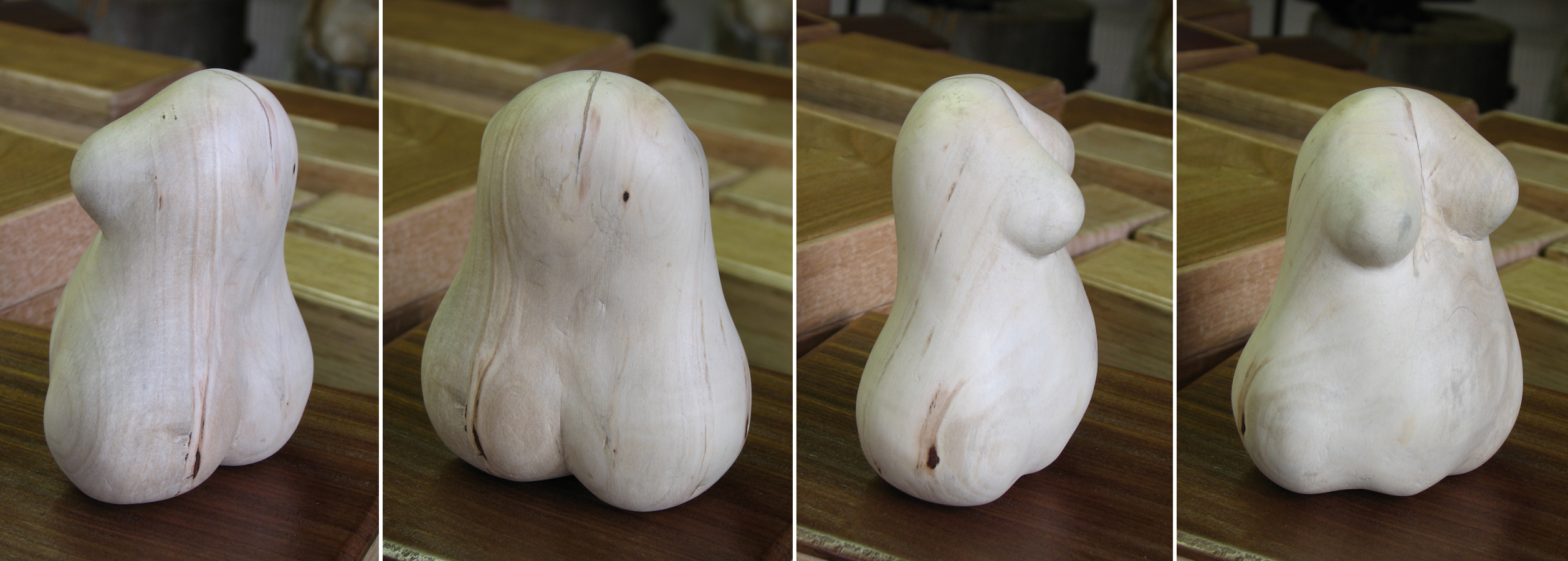 Pear wood torso