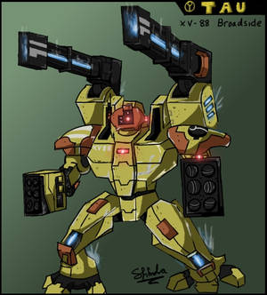 Tau XV88 Broadside Battlesuit