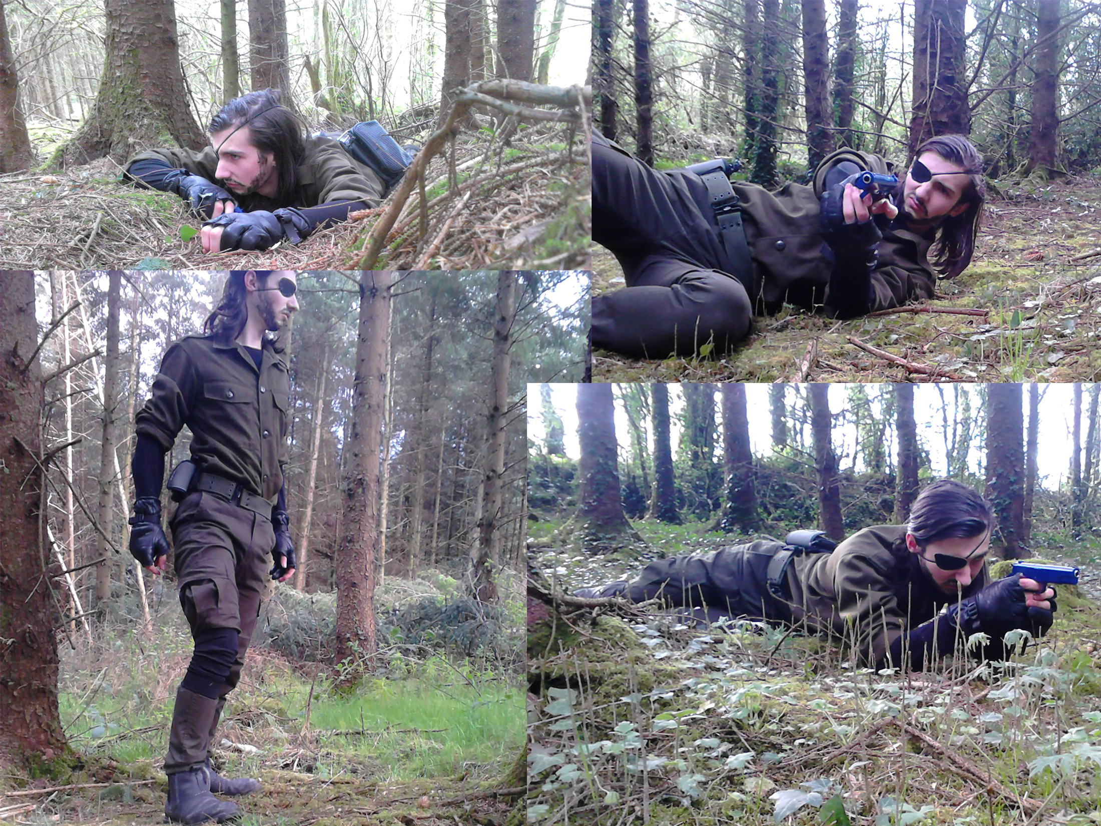 Big Boss Cosplay W.I.P. - Action Shots Photoshoot