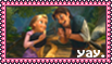 Tangled YAY stamp