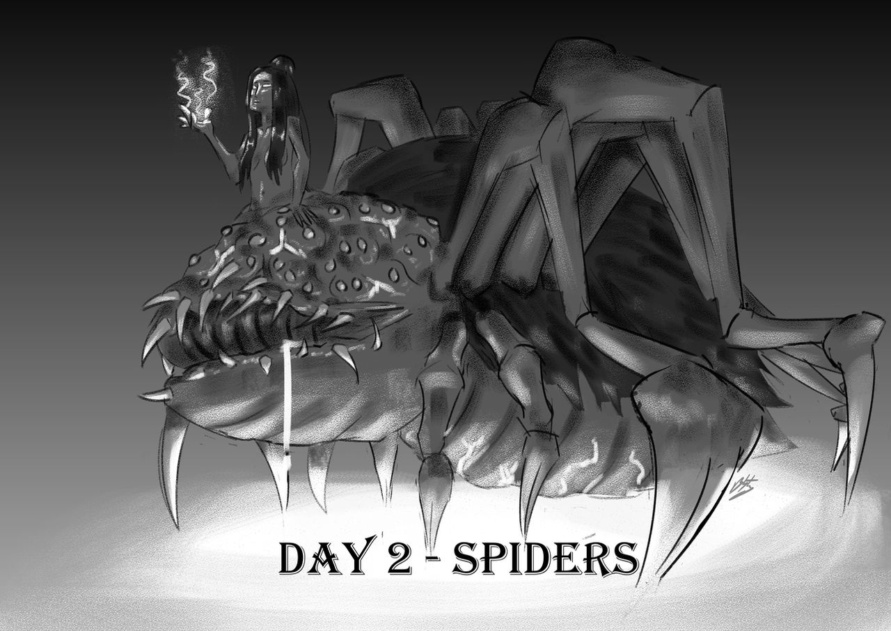 Spider Insect Deviantart Inktober2023 - Day 2: Spiders by CnBCustoms on DeviantArt