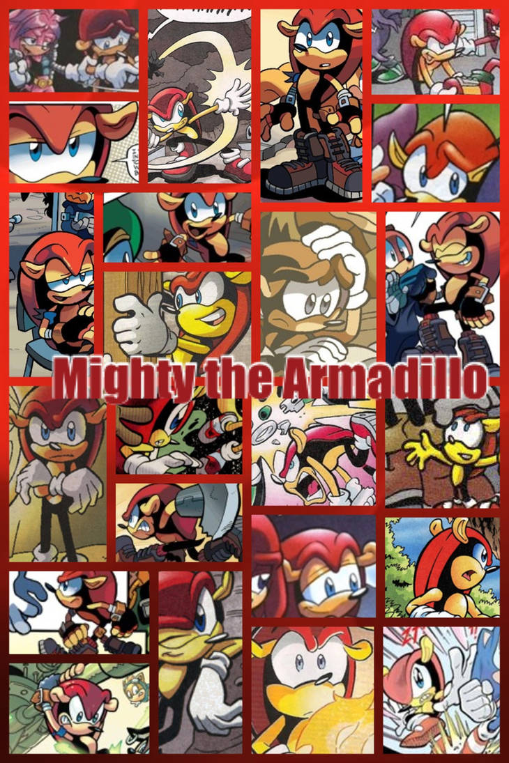 Mighty the Armadillo by PrincessEmerald7 on DeviantArt
