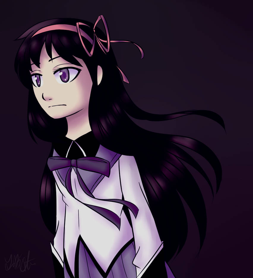 Homura by LinzVsTheWorld on DeviantArt