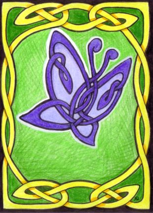 Celtic Knotwork Butterfly