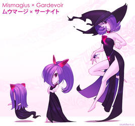 Dark Gardevoir Evo Line (with hat)