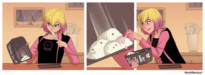 Gwenpool Refills Her Ice Cream