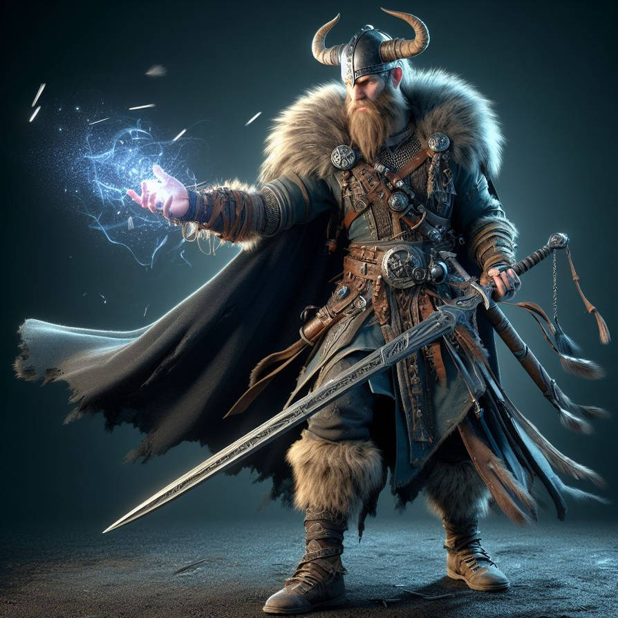 Viking Sorcerer with a Magic Orb by SenyaDanilko on DeviantArt