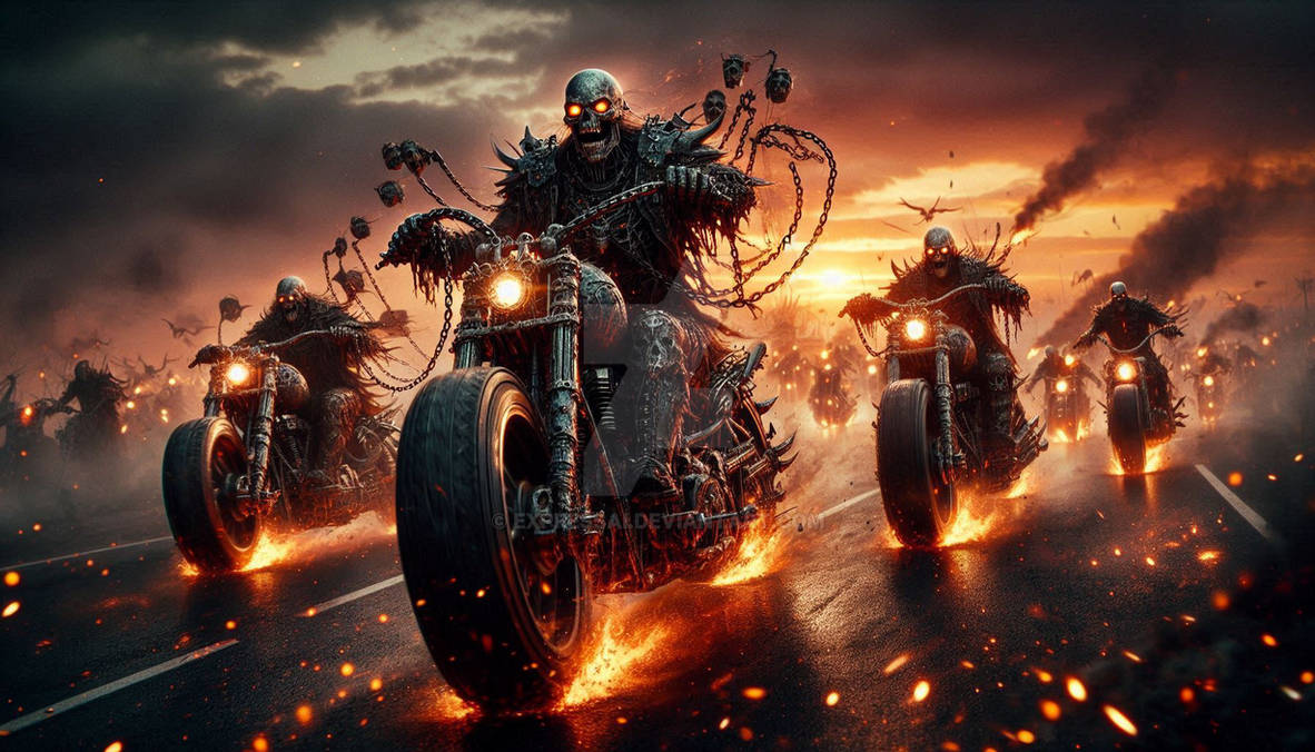 Inferno Rider Drawing Inferno Riders by ExpressAI on DeviantArt