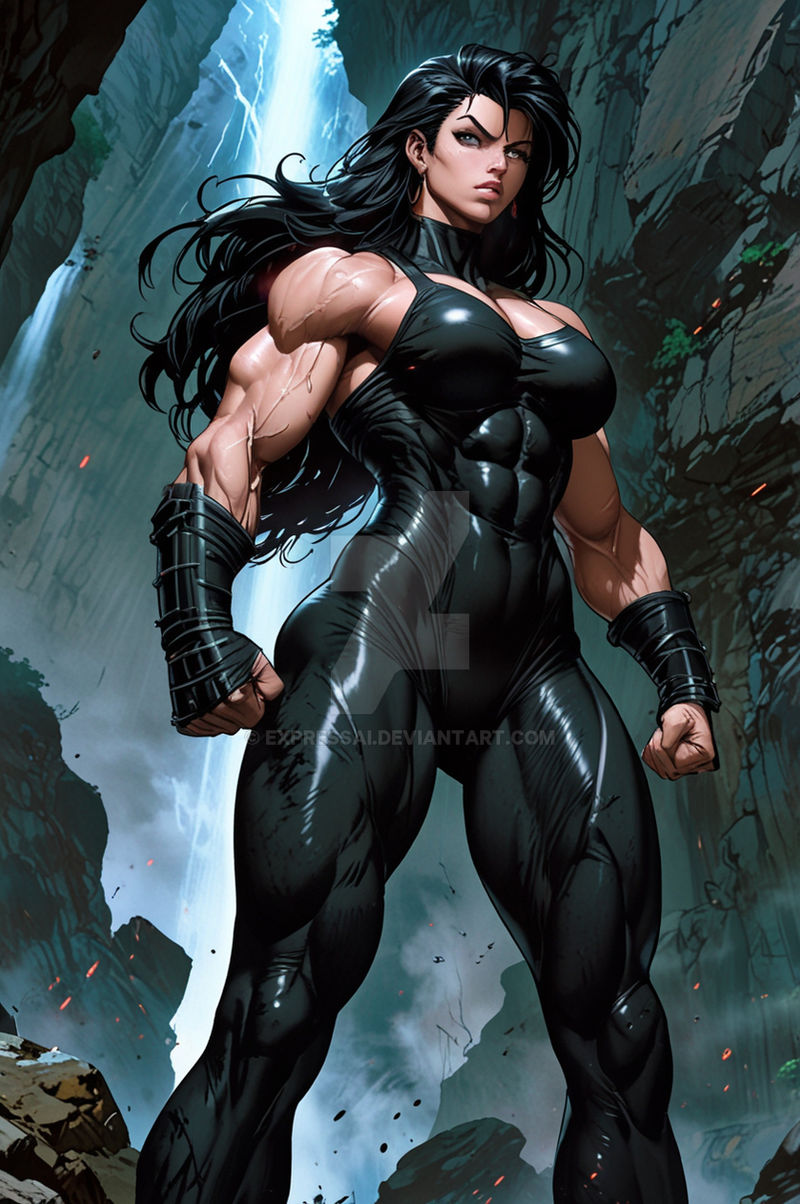 Nixara Nyxara, the Midnight Titan by ExpressAI on DeviantArt