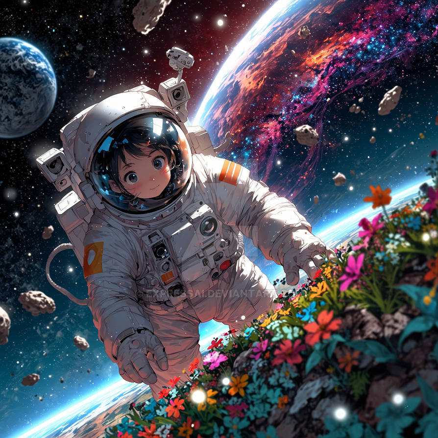 Cosmic Bloom by ExpressAI on DeviantArt