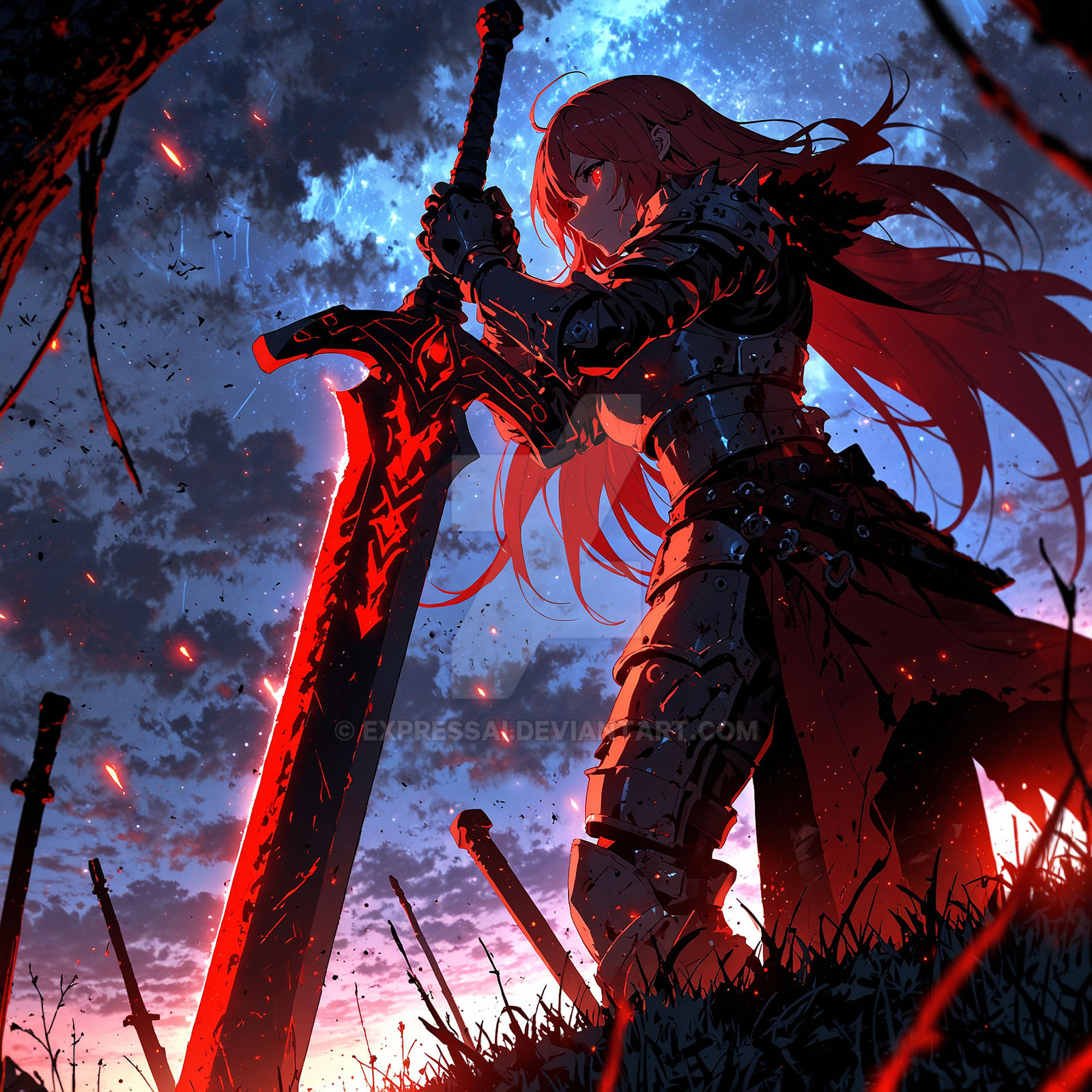 The Crimson Vanguard by ExpressAI on DeviantArt