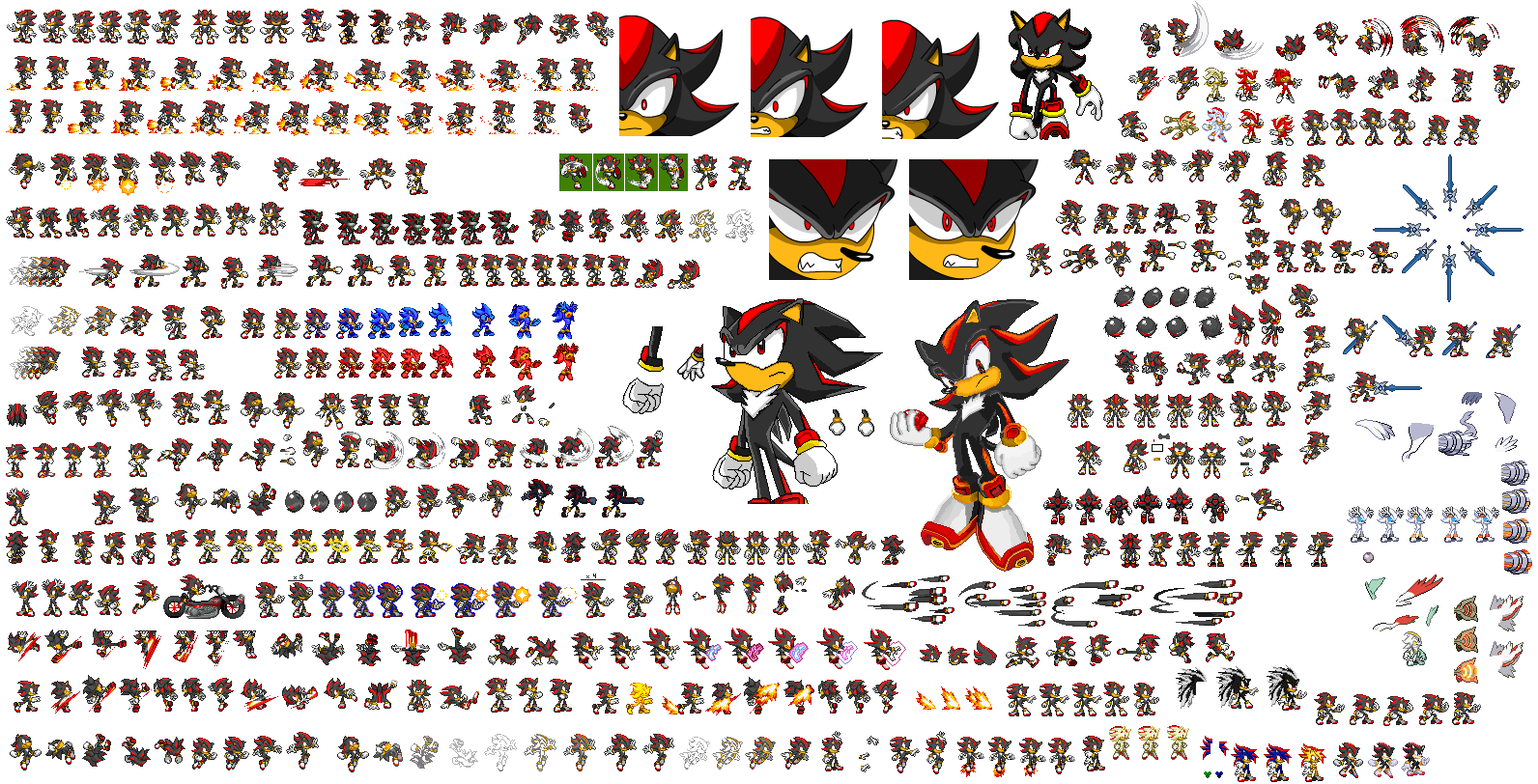 Sonic Battle Shadow Sprite