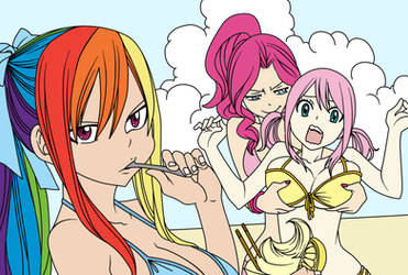 Rainbow dash, Pinkie Pie and Fluttershy