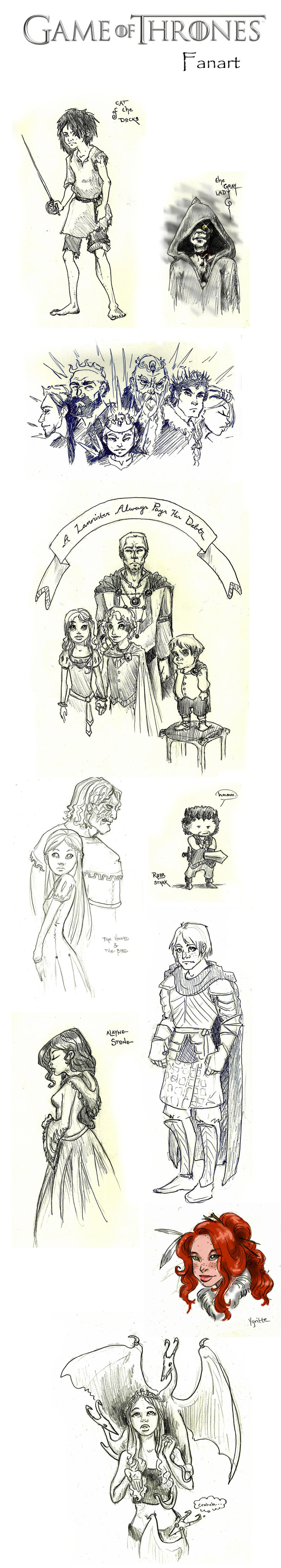 Game Of Thrones Doodles