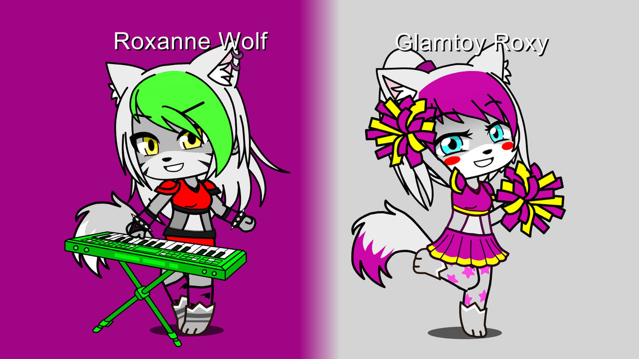 Lordwolf Roxy 3 Roxanne Wolf and Glamtoy Roxy! by DJStorm12 on DeviantArt
