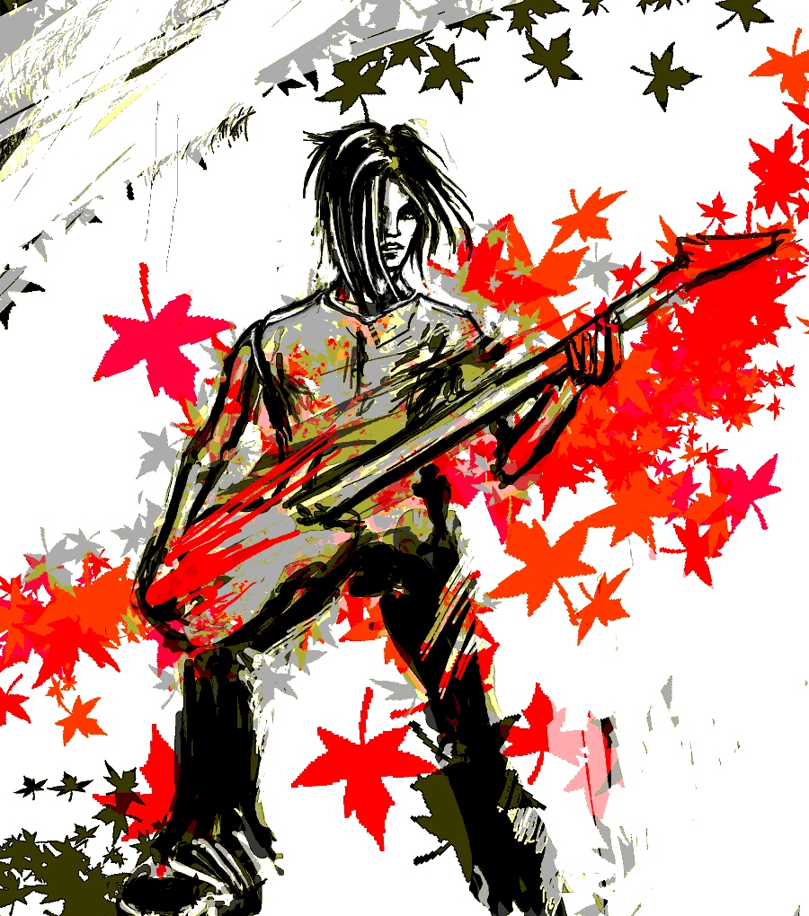 Autumn Guitarist