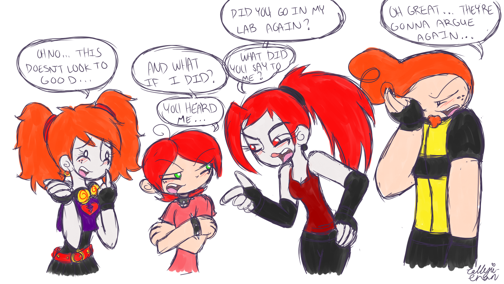 Princess Prinack Genderbend Prinack Family Doodle by PrincessCallyie on DeviantArt