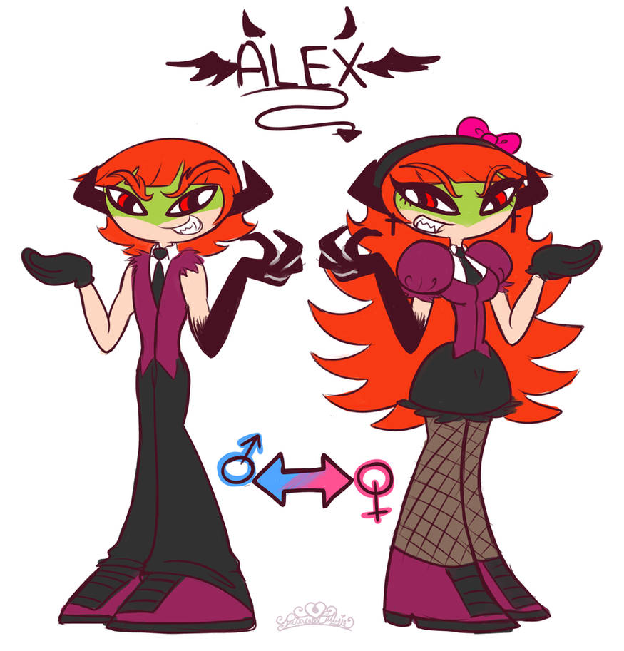 Alex The Gender Fluid Demi-Demon by PrincessCallyie on DeviantArt