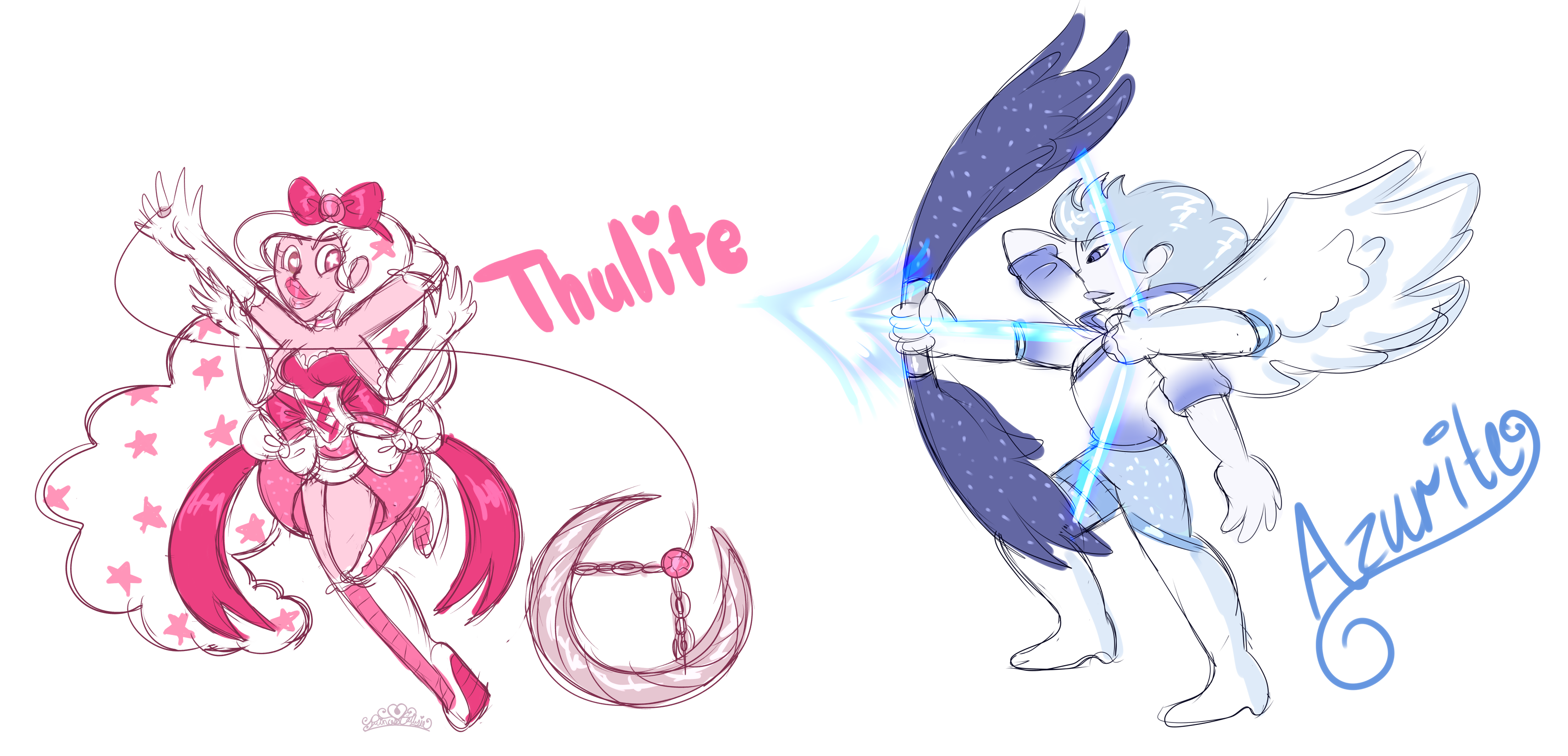 Steven Universe: Thulite and Azurite