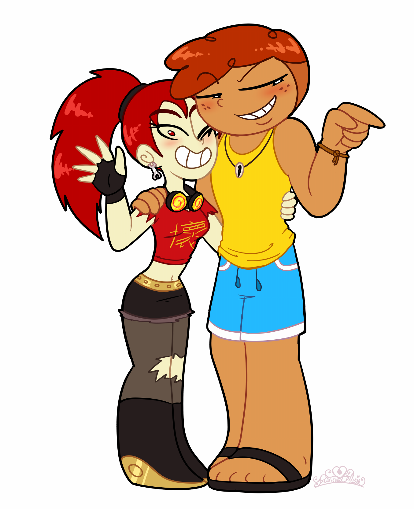 Princess Prinack Genderbent Racebent Prinack by PrincessCallyie on DeviantArt