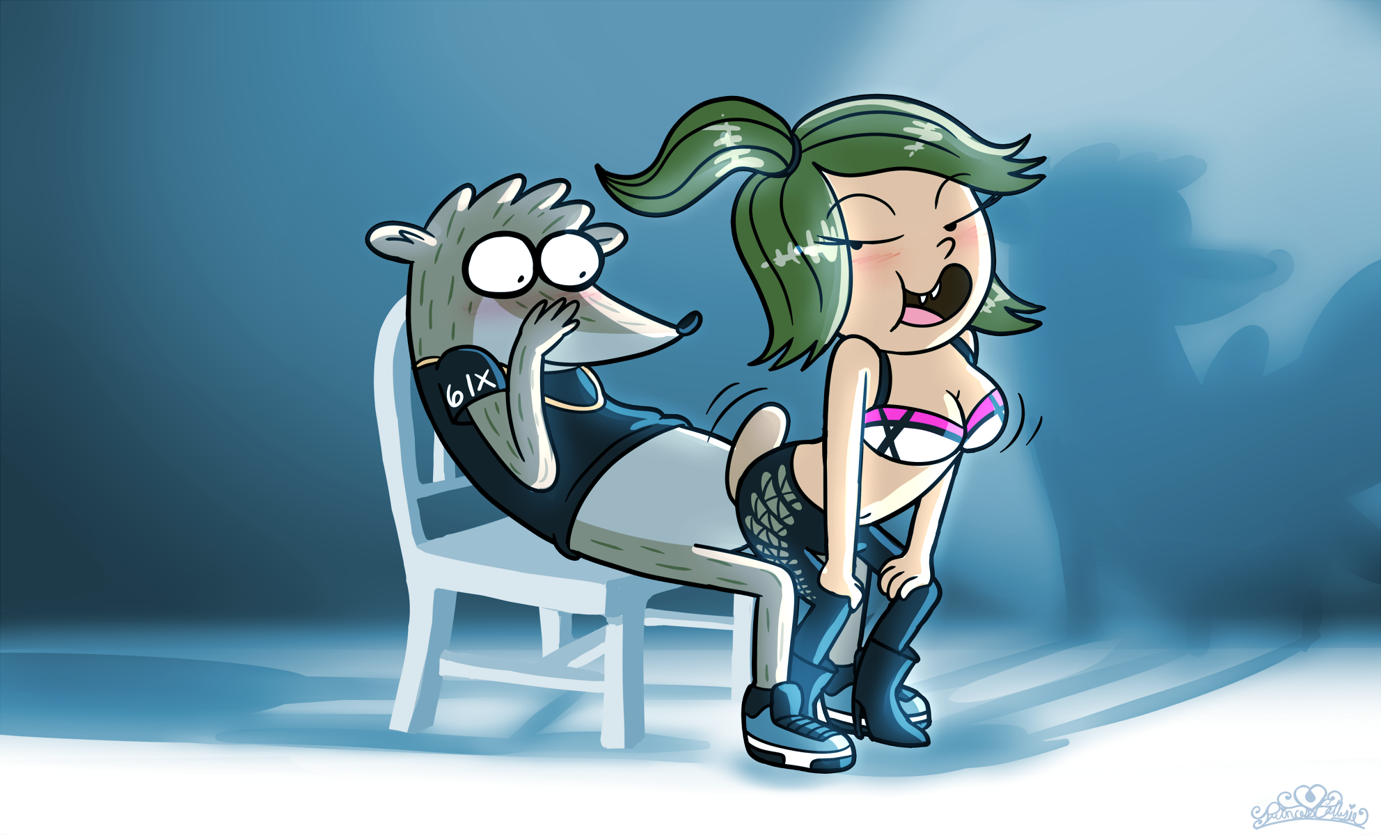Rigby and eileen porn.