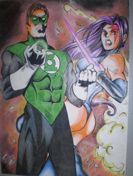 Hal Jordan- Psylocke