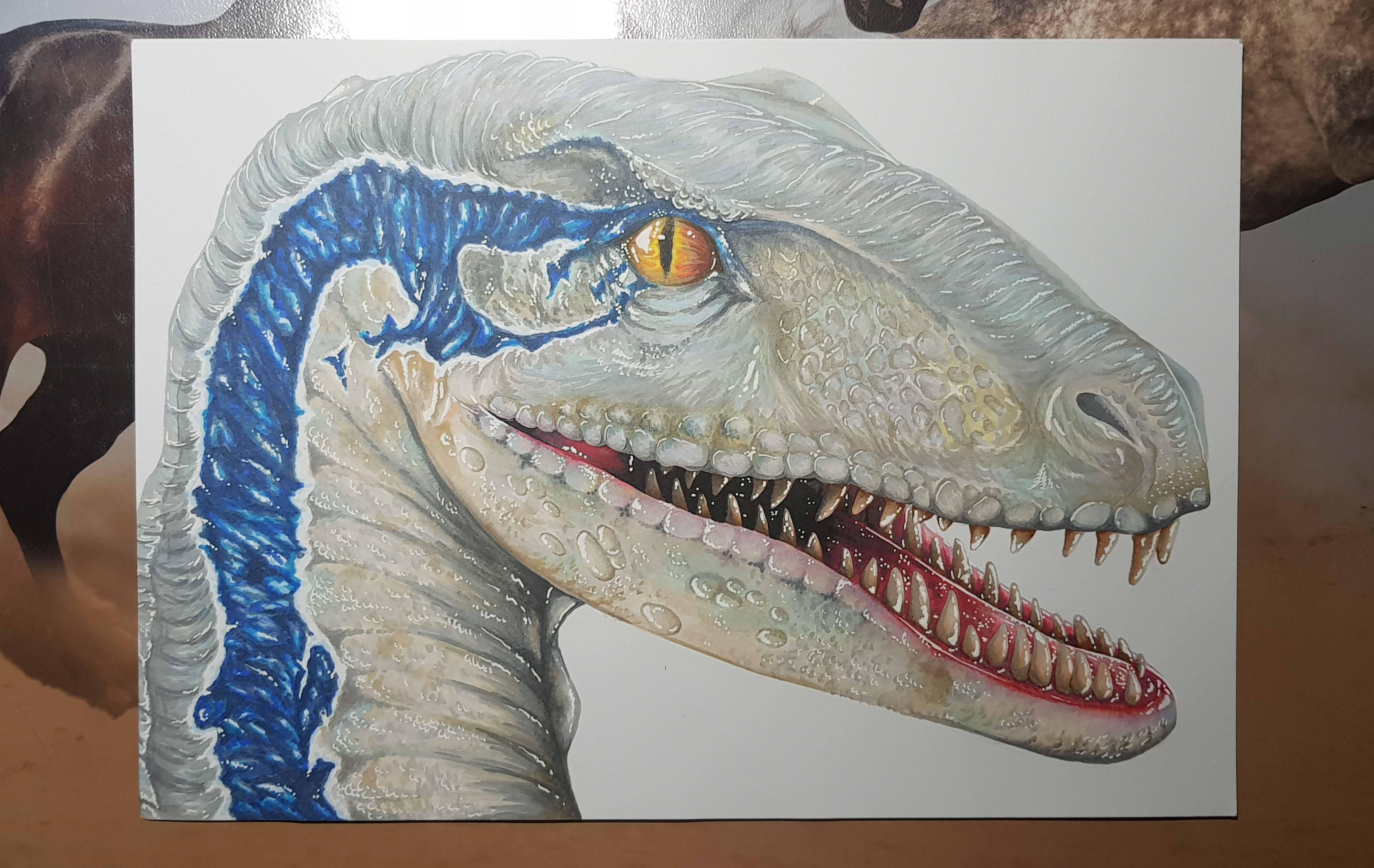 Jurassic World Velociraptor Blue By Blackmare56 On Deviantart