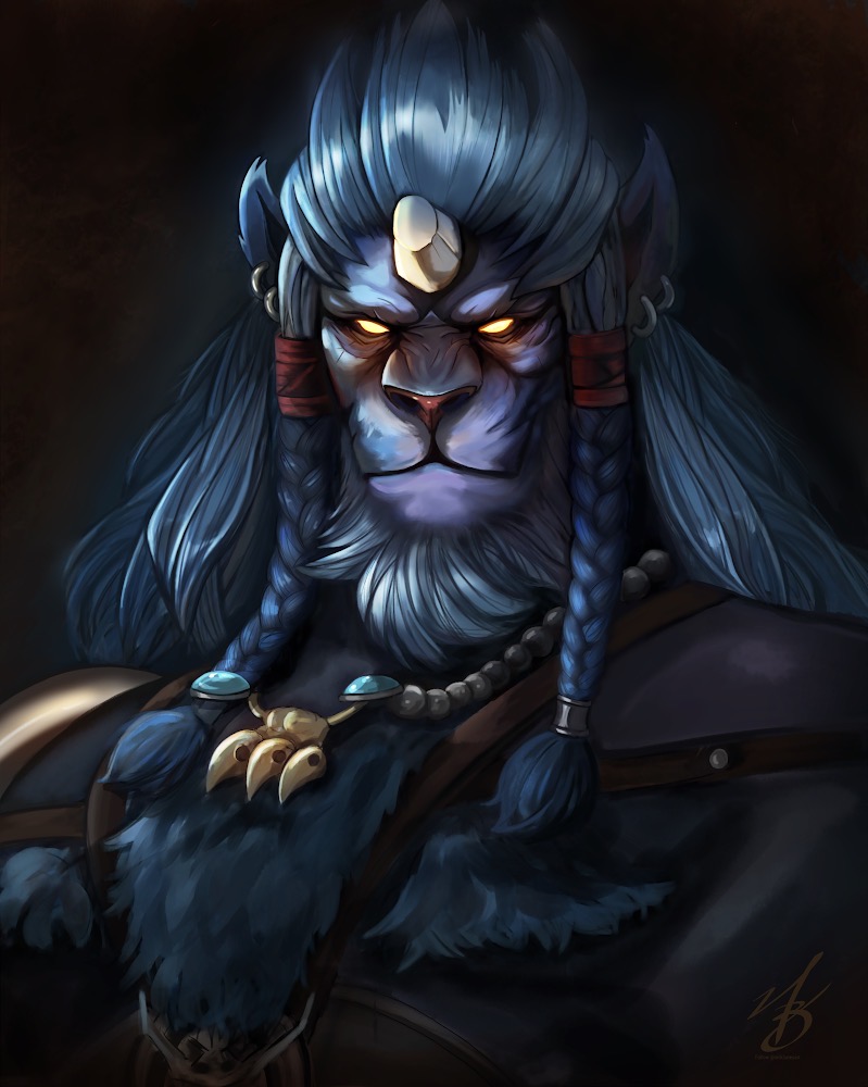 Kimahri Ronso - Final Fantasy X Fanart by nickbatesart on DeviantArt