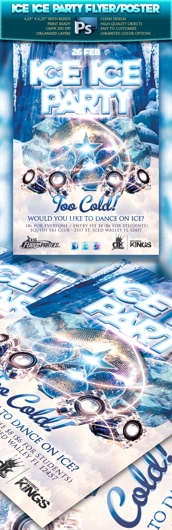 Ice Ice Party Flyer