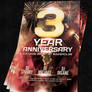 Anniversary Party Flyer -Psd