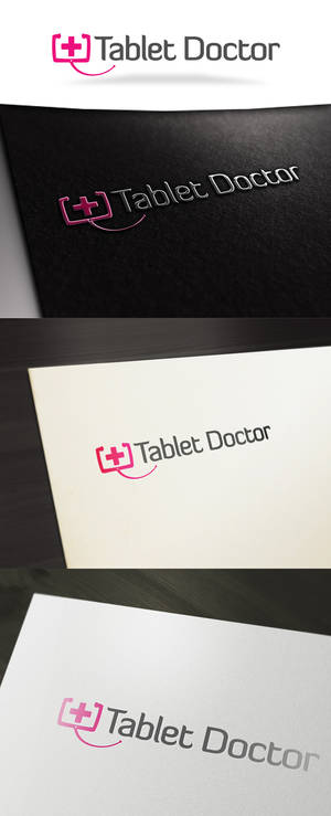 Tablet Doctor Logo Template -Psd