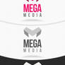 Mega Media Logo Template -Psd