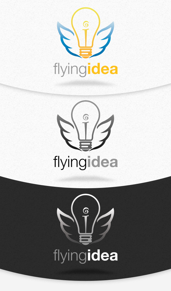 Flying Idea Logo Template