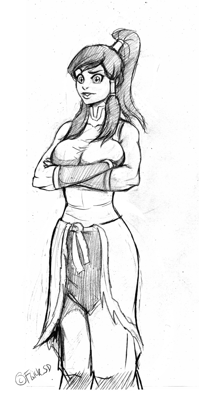 Korra_scetch