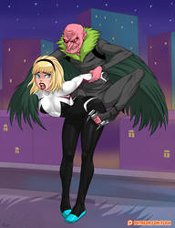 Spider-Gwen vs Vulture