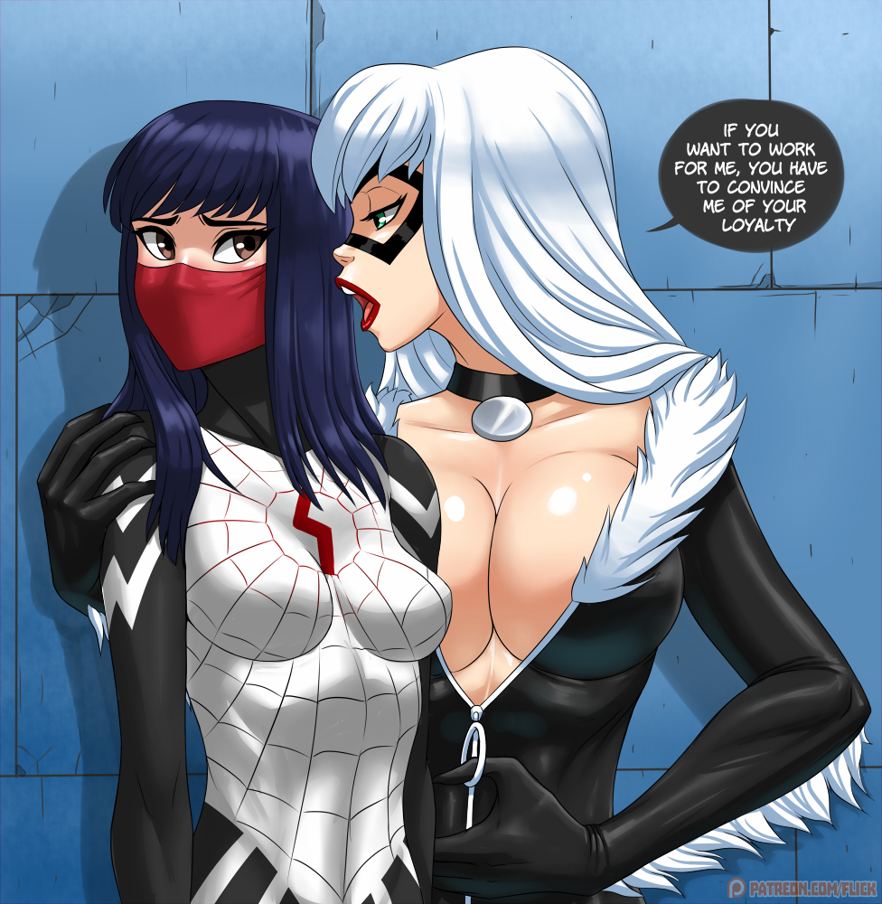 Silk and Black Cat