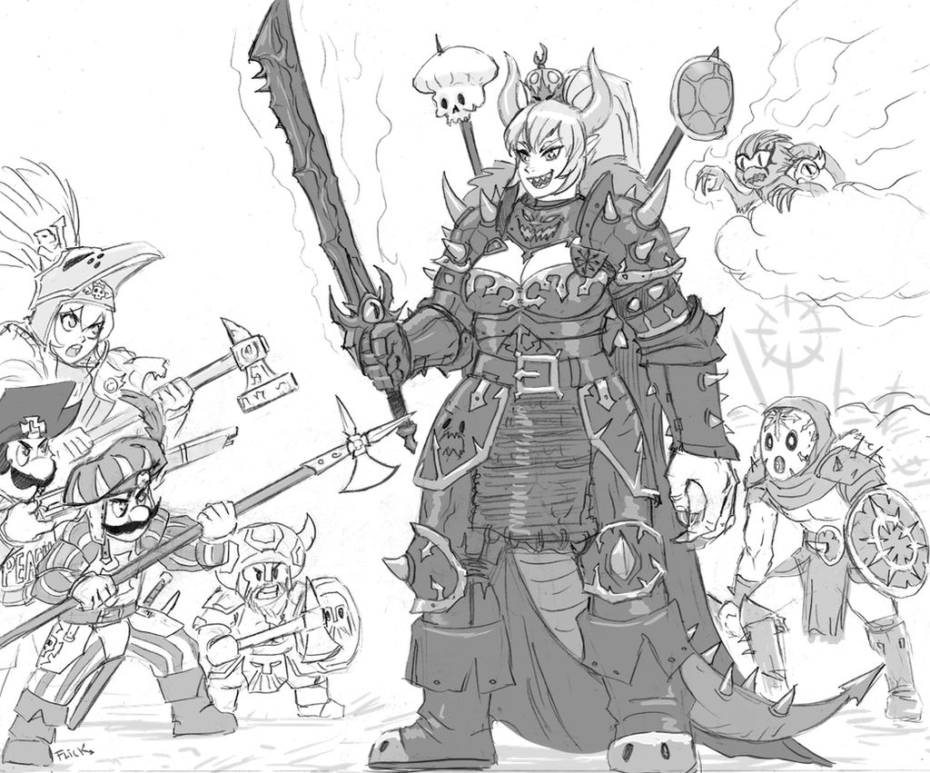 Bowsette Rescate Bowsette by Flick-the-Thief on DeviantArt