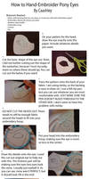 Embroidered Eyes: Tutorial
