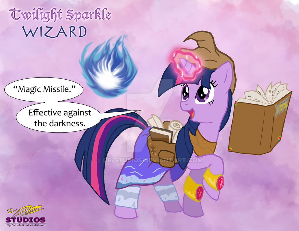 DnD MLP:  Twilight Sparkle - the Wizard