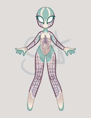 Doodles and Artstuffs — a tiny revamp of a spidersona I made a while back