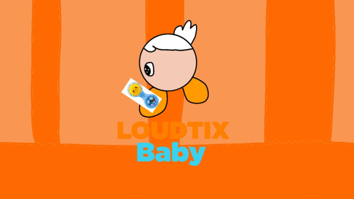 LoudTix Baby Ident: Loudix Jr. plays with baby toy by MGGStudios2 on ...