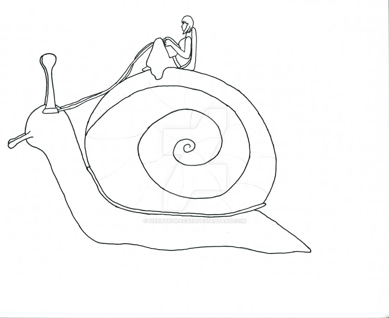 Snail Ride by HekateDraca13 on DeviantArt