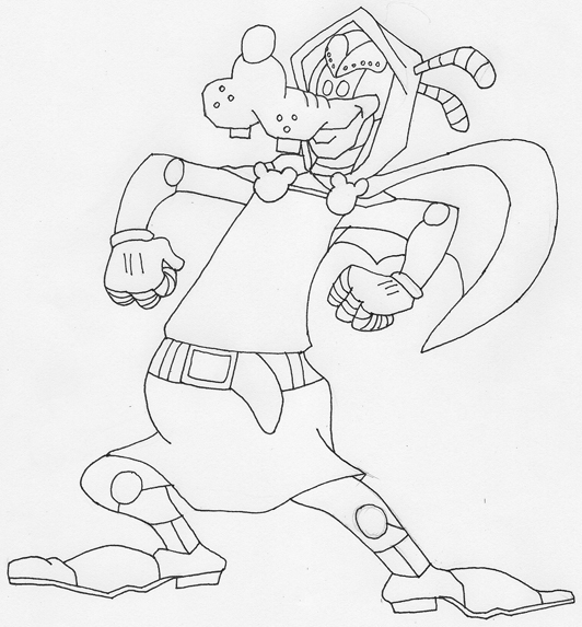 Doctor Goof Lineart